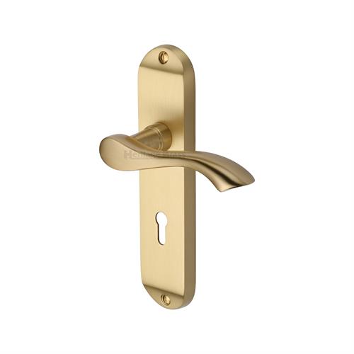 ALGARVE LEVER HANDLE ON BACKPLATE